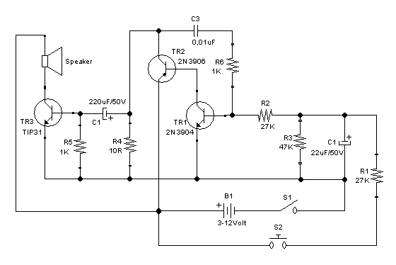 Classic Alarm Circuit Employs Class-C Aamplifier for More ...