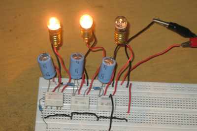 Chasing Light Controller Using Relays