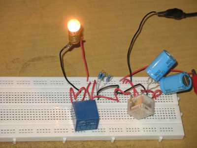 lamp-flasher-using-two-relays