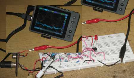 Figure 1. Assembled Hamuro Automatic Level Disco Light Controller Circuit