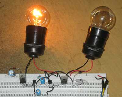 Figure 1. Assembled High Voltage Flip-Flop Circuit