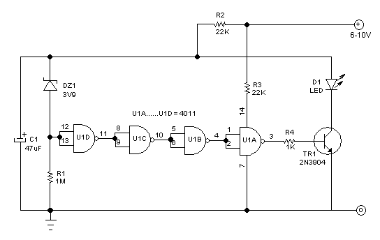 Low Power Indicator with Blinking LED –