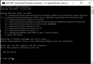 Tutorial: ESP32 with ESP-IDF and C++ in Windows – Deeptronic
