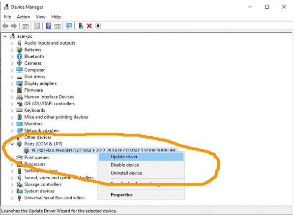 usb ttl pl2303 driver windows 10